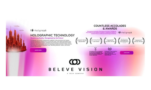 Beleve Vision(TM) Unveils Groundbreaking Technology That Transforms Any Screen into a 3D Hologram - Crowdfunding Now Open