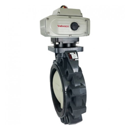 Valworx Introduces New Product Line: Extended Sizes of Actuated PVC Butterfly Valve