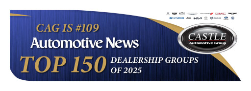 Castle Automotive Group Ranks #109 in 2025 Automotive News Top 150 Dealership Groups